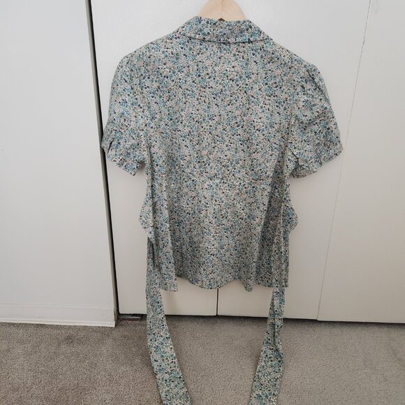 Atmosphere Floral Print Short Sleeved Women's Shirt (Brand New) - Picture 3 of 3